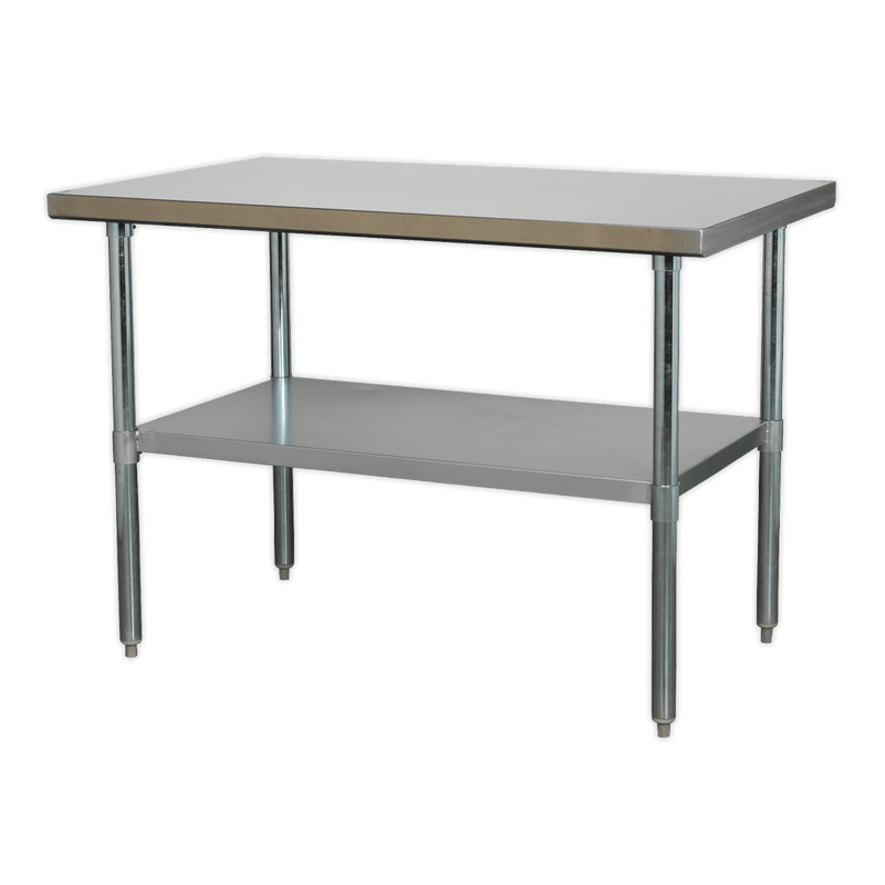 Sealey Workbenches 1.2m Stainless Steel Workbench-AP1248SS 5054511372052 AP1248SS - Buy Direct from Spare and Square