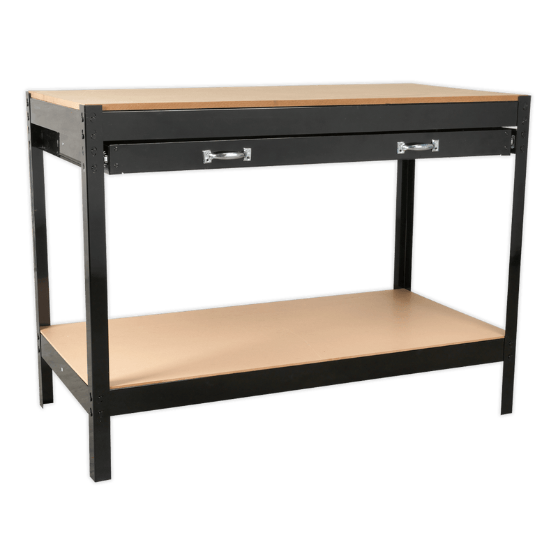 Sealey Workbenches 1.2m Workbench with Drawer-AP12160 5051747691834 AP12160 - Buy Direct from Spare and Square
