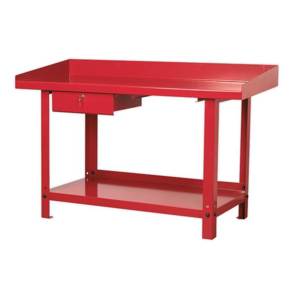 Sealey Workbenches 1.5m Steel Workbench with 1 Drawer-AP1015 5024209108768 AP1015 - Buy Direct from Spare and Square