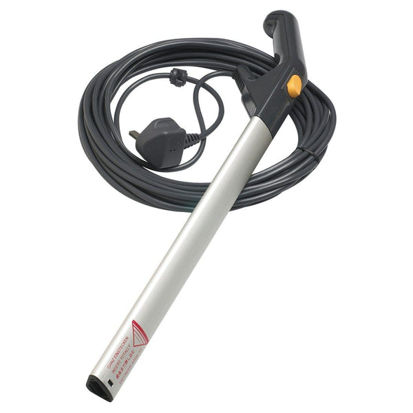 Sebo Vacuum Spares Genuine Sebo X Series Complete Handle With Mains Cable - Grey and Yellow 5636 - Buy Direct from Spare and Square