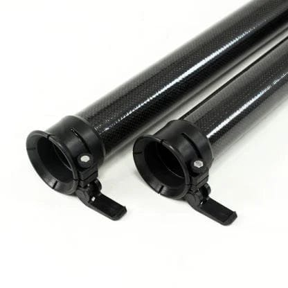 SkyVac Vacuum Spares skyVac Premium 50mm Clamped Carbon Fibre Gutter Pole Set - Buy Direct from Spare and Square