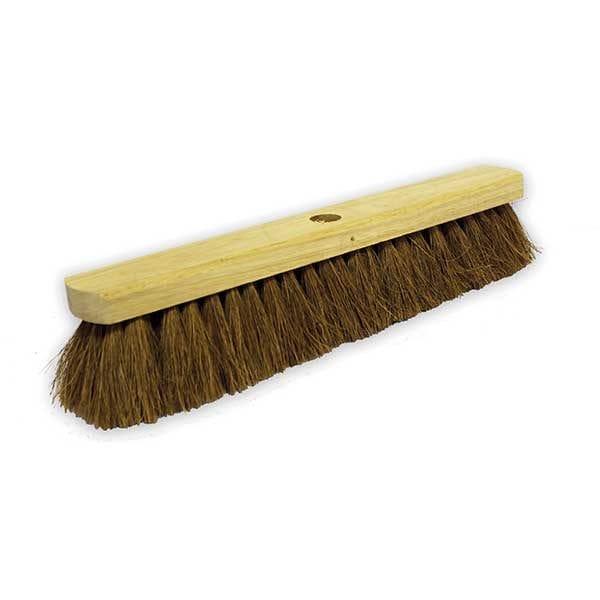 Spare and Square Brooms 18" Soft Coco Wooden Sweeping Broom Head COCO18.12 - Buy Direct from Spare and Square