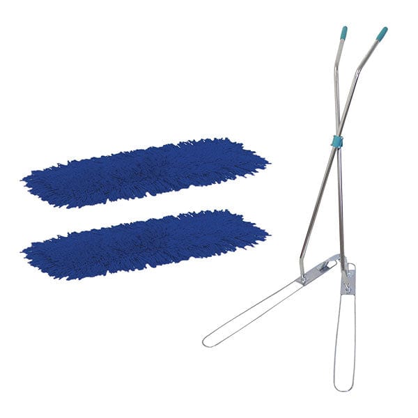 Spare and Square Brooms ‘V’ Sweeper Kit With Blue Synthetic Heads KIT915.V.SYNB - Buy Direct from Spare and Square