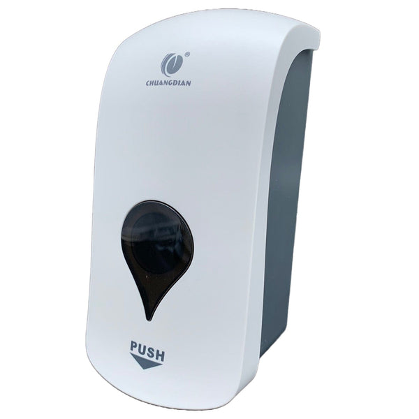 Spare and Square Dispenser Wall Mounted Manual Soap Dispenser - White 1000ml CD-1688 - Buy Direct from Spare and Square