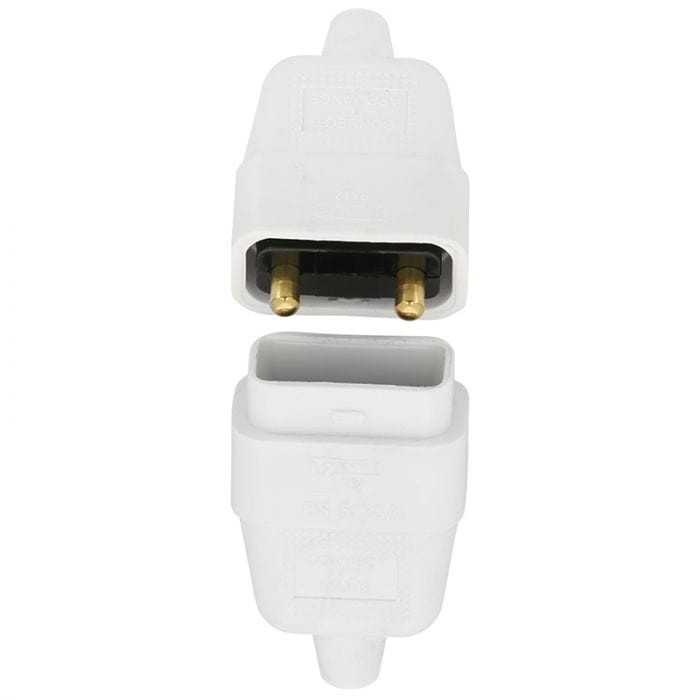 Spare and Square Electrical Miscellaneous Jegs 10 Amp White 2 Pin Connector PPJ008PW - Buy Direct from Spare and Square