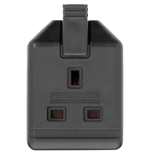 Spare and Square Electrical Miscellaneous Jegs Perma 1 Gang Trailing Socket Black PPJ013PB - Buy Direct from Spare and Square