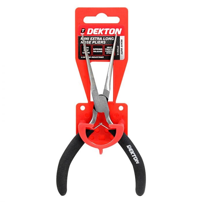 Spare and Square Hand Tools Dekton Mini Extra Long Nose Pliers JLD184 - Buy Direct from Spare and Square