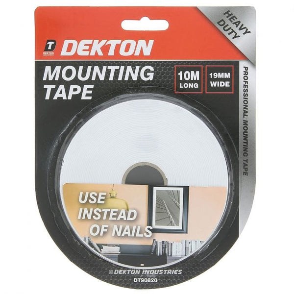 Spare and Square Hand Tools Dekton Mounting Tape - 10m PM1526 - Buy Direct from Spare and Square