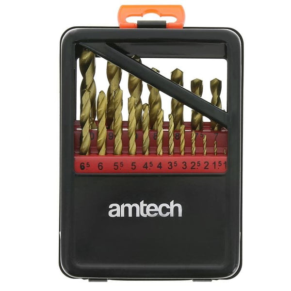 Spare and Square Home Miscellaneous Amtech 19 Piece Titanium Coated Drill Bit Set JL171 - Buy Direct from Spare and Square