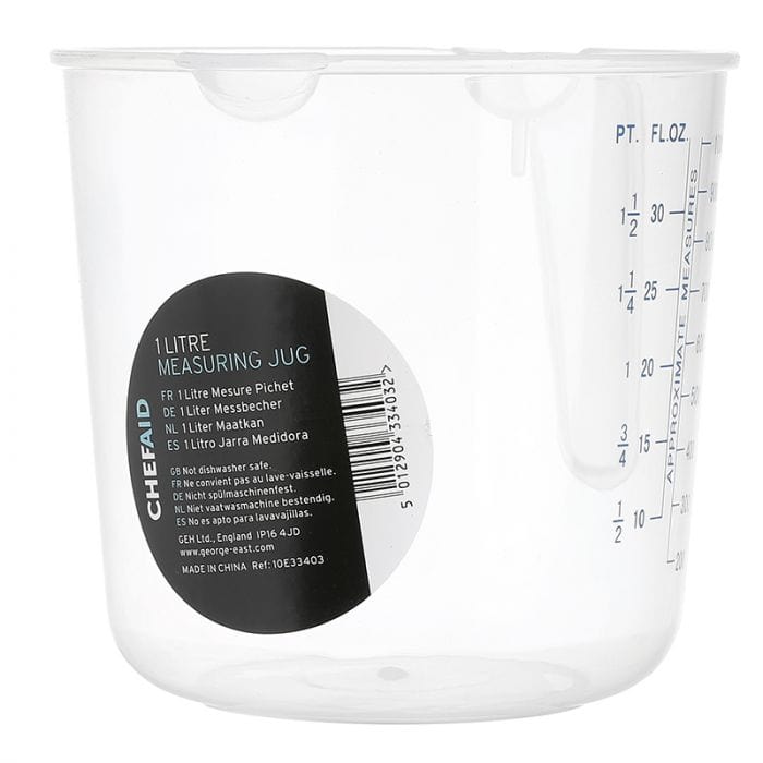 Spare and Square Home Miscellaneous Chef Aid 2 Pint Measuring Jug HS33403 - Buy Direct from Spare and Square