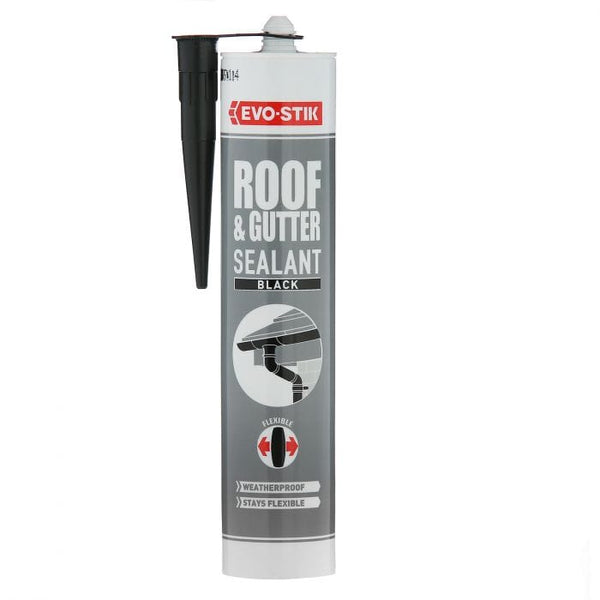 Spare and Square Home Miscellaneous Evostik Weatherproof Roof And Gutter Sealant Black JEV946 - Buy Direct from Spare and Square