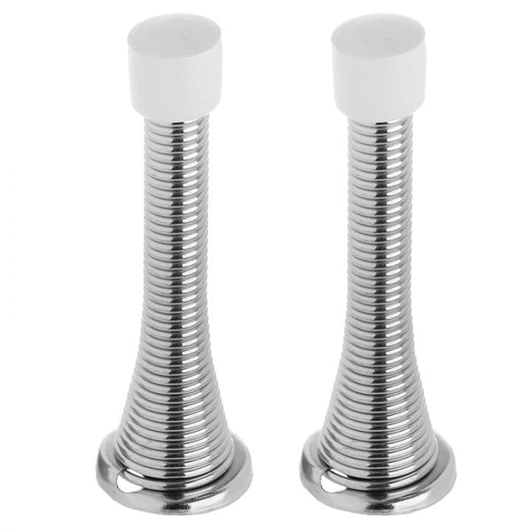 Spare and Square Home Miscellaneous Jegs Pk2 Spring Door Stops Chrome Plated PJH2791 - Buy Direct from Spare and Square