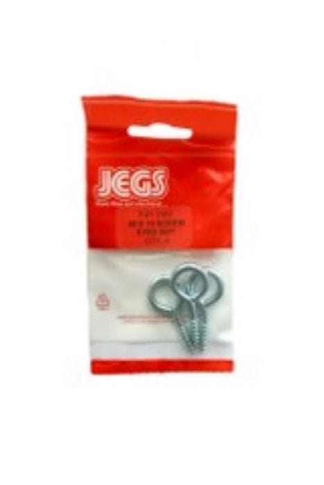 Spare and Square Home Miscellaneous Jegs Pk4 Screw Eyes 45X10 Bright Zinc Plated PJH3163 - Buy Direct from Spare and Square