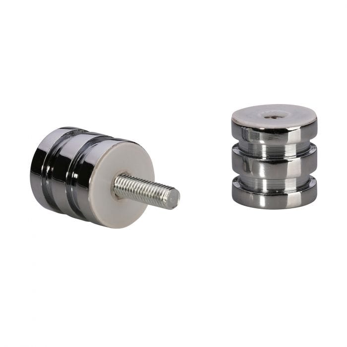 Spare and Square Home Miscellaneous Shower Cabinet Knob Mirror Finish 2 Groove F4S172 - Buy Direct from Spare and Square