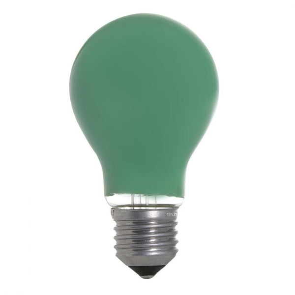 Spare and Square Light Bulb Crompton 25W ES GLS Green - Colour Glazed JD021GE - Buy Direct from Spare and Square