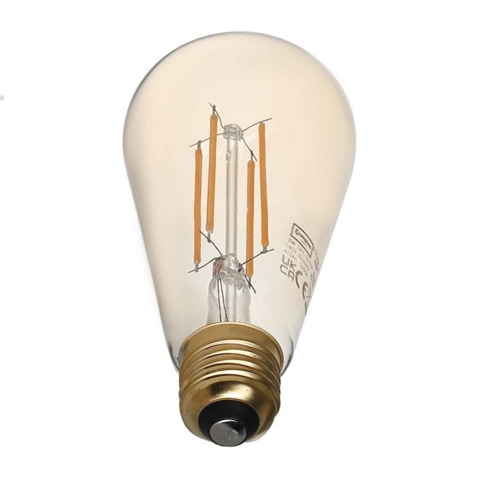 Spare and Square Light Bulb Crompton 5W LED Filament Light Bulb - ES ST64 Antique Bronze JD5134E - Buy Direct from Spare and Square