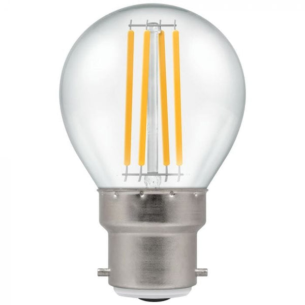 Spare and Square Light Bulb Crompton LED Round Filament Bulb - 6.5W - BC JD12790 - Buy Direct from Spare and Square