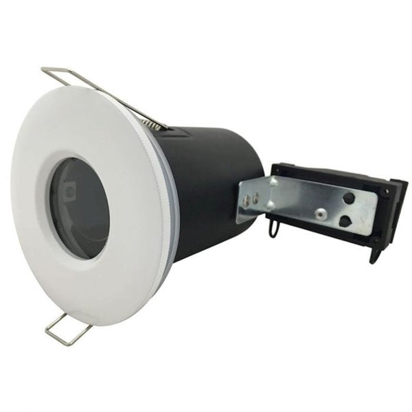 Spare and Square Light Bulb Jegs GU10 White Shower Fire Rated Downlight JE1064WH - Buy Direct from Spare and Square