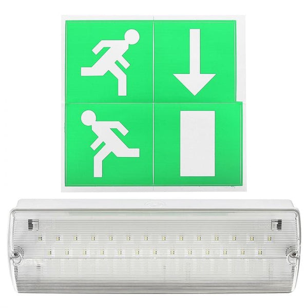 Spare and Square Light Bulb Jegs Led Emergency Maintained Bulkhead JE2000 - Buy Direct from Spare and Square