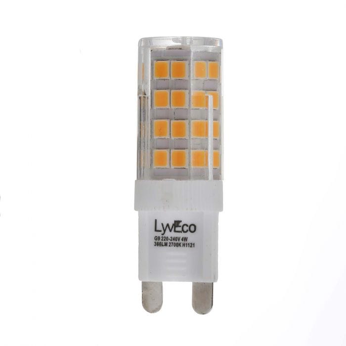 Spare and Square Light Bulb Lyveco LED G9 Bulb - 4W - Warm White JD8067 - Buy Direct from Spare and Square