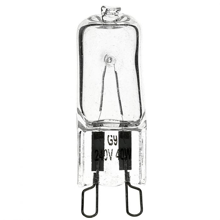 Spare and Square Light Bulb Xenon Capsule G9 Cooker Bulb 240V 40W - Clear LP39 - Buy Direct from Spare and Square
