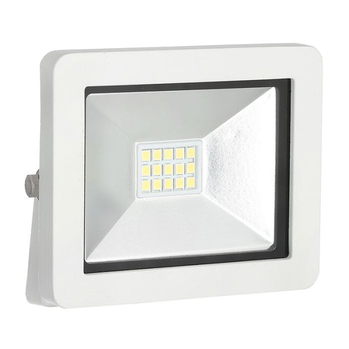 Spare and Square Lighting Lyveco 10W Led Slim Floodlight White JE2030WH - Buy Direct from Spare and Square