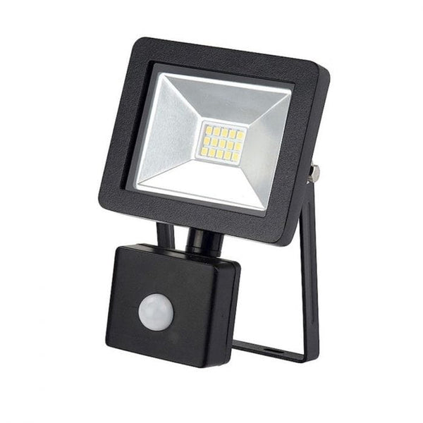 Spare and Square Lighting Lyveco 10W Led Slim Floodlight With Pir Black JE2034BK - Buy Direct from Spare and Square
