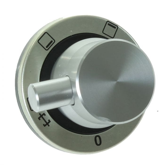 Spare and Square Oven Spares Britannia Cooker Control Knob - Black/Inox BRT021 - Buy Direct from Spare and Square