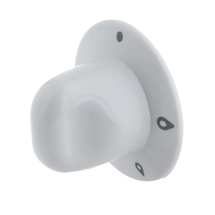 Spare and Square Oven Spares Cooker Burner Control Knob - White C00039864 - Buy Direct from Spare and Square