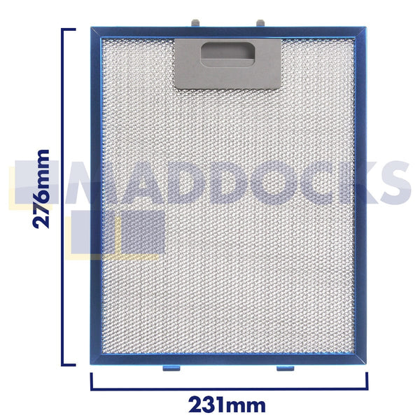 Spare and Square Oven Spares Universal 231mm x 276mm Wire Mesh Cooker Hood Filter 14-CH-174 - Buy Direct from Spare and Square