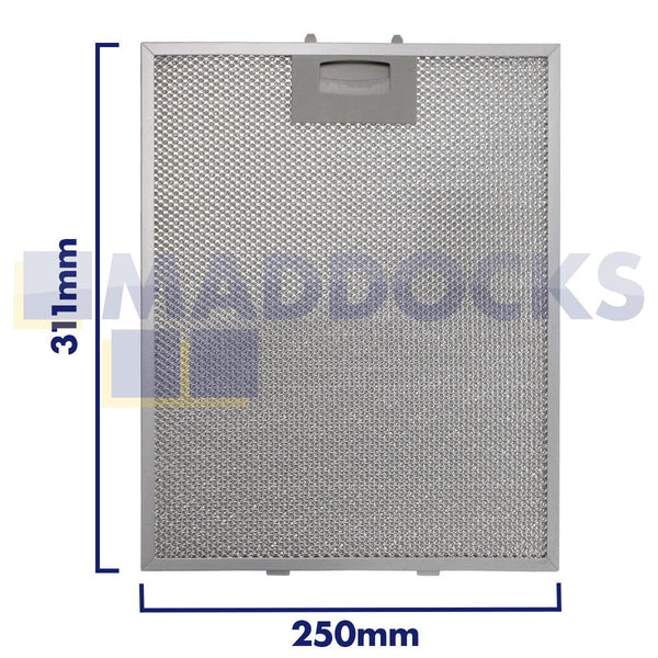 Spare and Square Oven Spares Universal 250mm x 311mm Wire Mesh Cooker Hood Filter 14-CH-142 - Buy Direct from Spare and Square