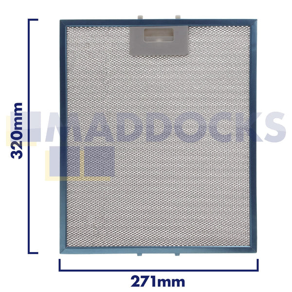 Spare and Square Oven Spares Universal 271mm x 320mm Wire Mesh Cooker Hood Filter 14-CH-187 - Buy Direct from Spare and Square