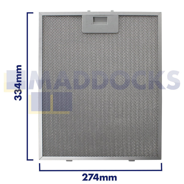 Spare and Square Oven Spares Universal 274mm x 334mm Wire Mesh Cooker Hood Filter 14-CH-188 - Buy Direct from Spare and Square