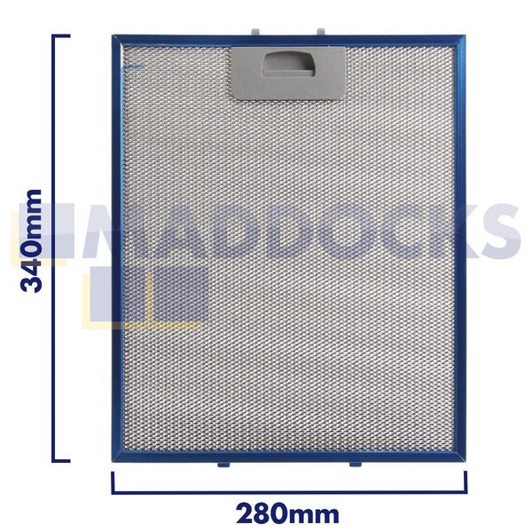 Spare and Square Oven Spares Universal 280mm x 340mm Wire Mesh Cooker Hood Filter 14-CH-194 - Buy Direct from Spare and Square