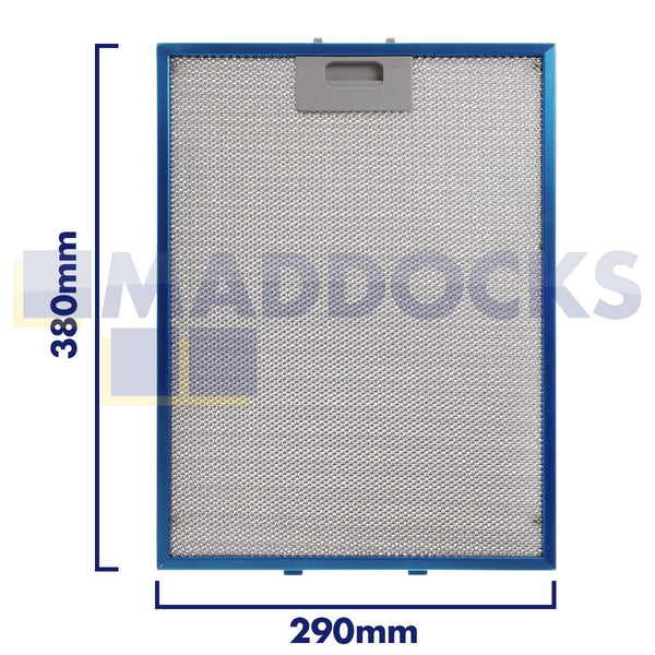 Spare and Square Oven Spares Universal 290mm x 380mm Wire Mesh Cooker Hood Filter 14-CH-199 - Buy Direct from Spare and Square