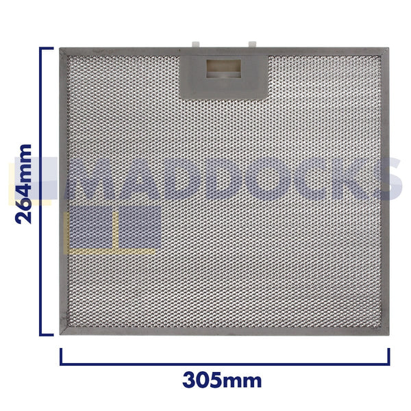 Spare and Square Oven Spares Universal 305mm x 264mm Wire Mesh Cooker Hood Filter 14-CH-202 - Buy Direct from Spare and Square