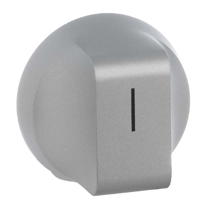 Spare and Square Oven Spares Zanussi Cooker Hob Control Knob - Silver 3550376895 - Buy Direct from Spare and Square