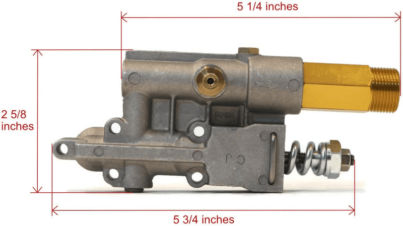 Spare and Square Pressure Washer Outlet Valve Kit complete with Unloader & Chemical Injector Valve 101355_1 - Buy Direct from Spare and Square