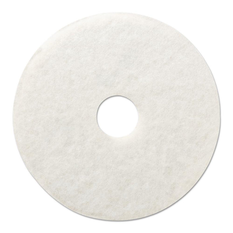 Spare and Square Scrubber Dryer Spares High Quality 8" White Floor Pads - Box Of 5 - 8 inch White Pads 8 Inch White - Buy Direct from Spare and Square