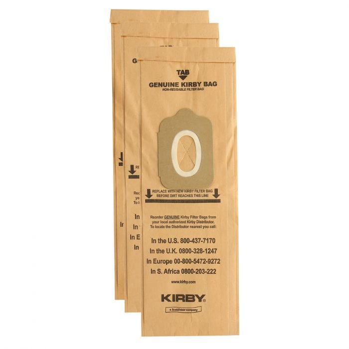 Spare and Square Vacuum Cleaner Spares Kirby Vacuum Cleaner Dust Bags (Pack Of 3) 190681 - Buy Direct from Spare and Square