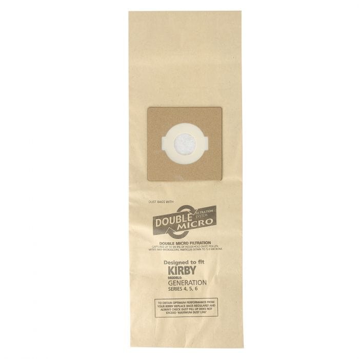 Spare and Square Vacuum Cleaner Spares Kirby Vacuum Cleaner Paper Bag - 197394A (Pack Of 9) SDB501 - Buy Direct from Spare and Square