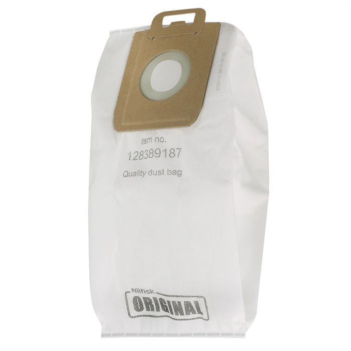 Spare and Square Vacuum Cleaner Spares Nilfisk Vacuum Cleaner Paper Bag (Pack Of 4 Paper Bags + Filter) 128389187 - Buy Direct from Spare and Square