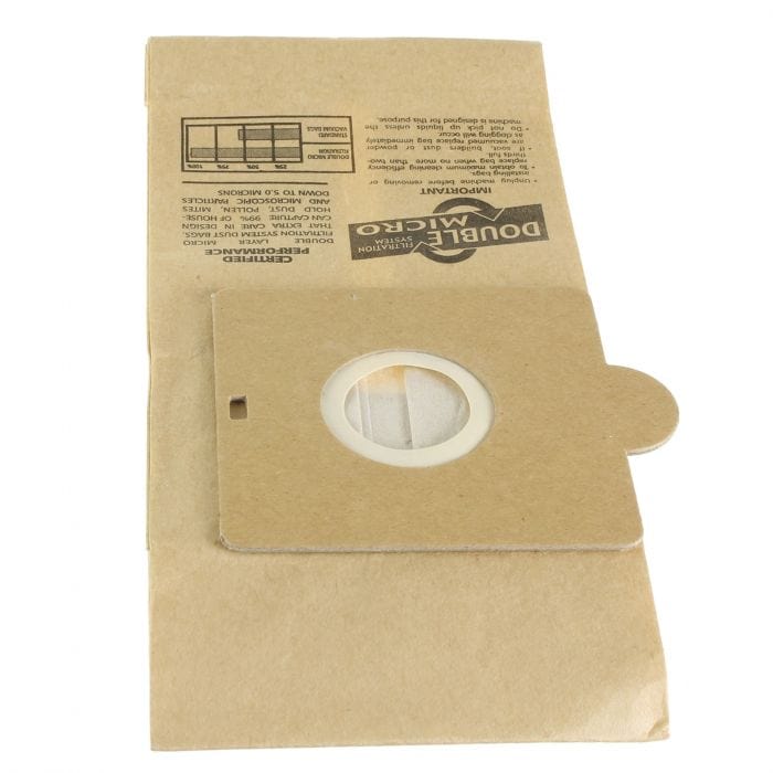 Spare and Square Vacuum Cleaner Spares Russell Hobbs Vacuum Cleaner Paper Bag - 112876 (Pack Of 5) SDB384 - Buy Direct from Spare and Square