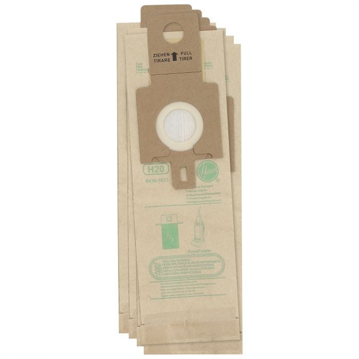 Spare and Square Vacuum Cleaner Spares Vacuum Cleaner Bag - H20 (Pack Of 5) 09162280 - Buy Direct from Spare and Square