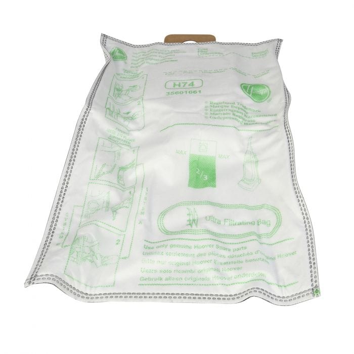 Spare and Square Vacuum Cleaner Spares Vacuum Cleaner Microfibre Bag - H74 (Pack Of 4) 35601661 - Buy Direct from Spare and Square