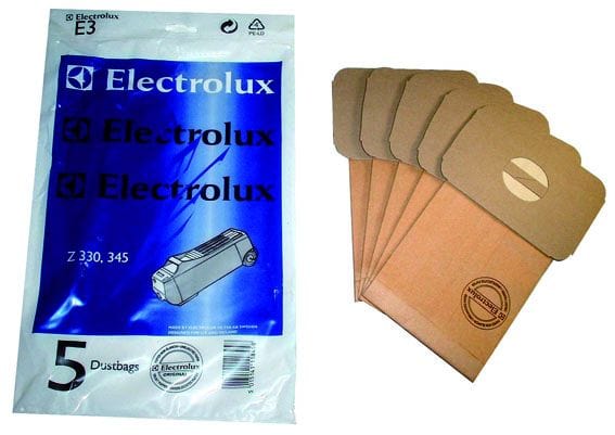 Spare and Square Vacuum Cleaner Spares Vacuum Cleaner Paper Bag - E3 (Pack Of 5) BAG86 - Buy Direct from Spare and Square