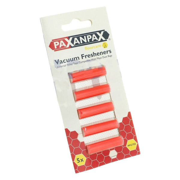 Spare and Square Vacuum Spares Vacuum Fresheners - Pack of 5 - Red Pellet Type Air Fresheners 5053197124801 46-UN-13 - Buy Direct from Spare and Square