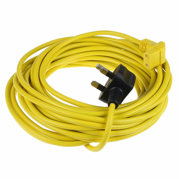 Spare and Square Vacuum Spares Victor V9 Yellow 12.5m Mains Cable - Fits Victor V9 Models 22-VC-01C - Buy Direct from Spare and Square