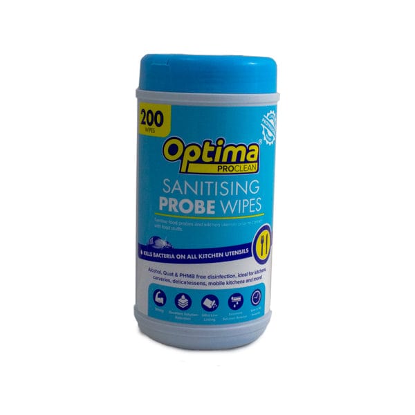 Spare and Square Wipes Optima Sanitising Probe Wipes - Pack of 200 Wipes 5011251385674 RH94 - Buy Direct from Spare and Square