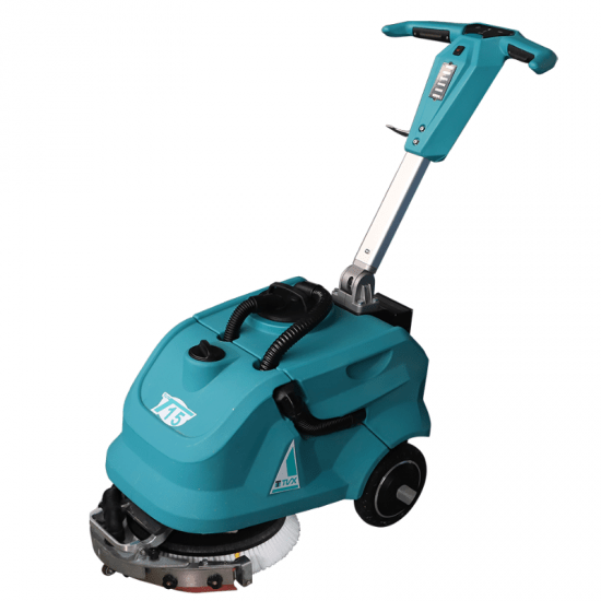 TVX Scrubber Dryer TVX T15E Compact Walk Behind Mains Powered Scrubber Dryer T15E - Buy Direct from Spare and Square